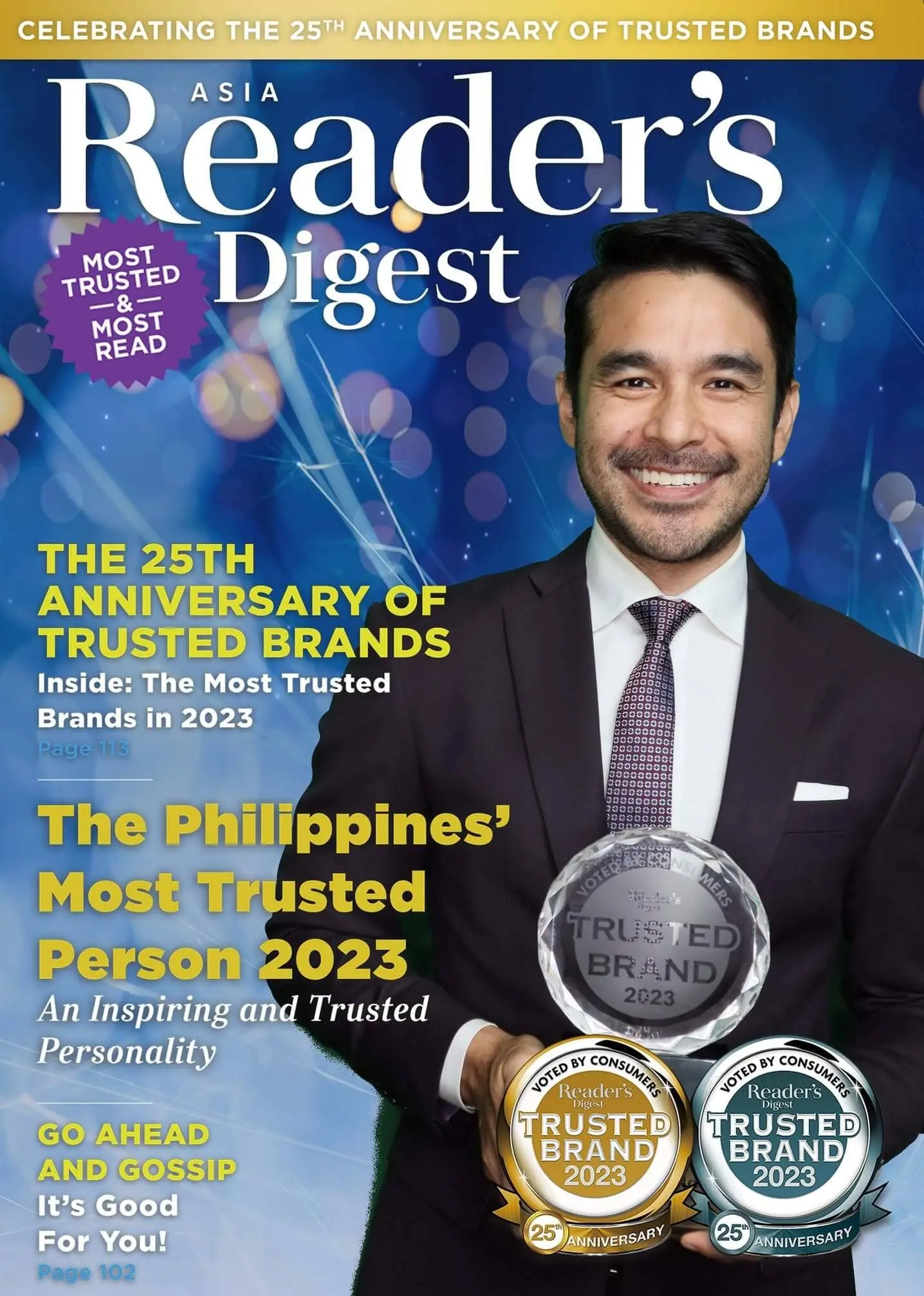 Reader's Digest Trusted Brands 25th Anniversary branded photobooth experience