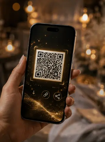 QR sharing screen needed